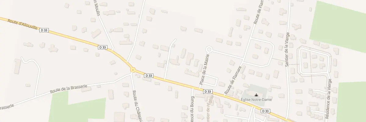 Plan du 1000 Rte du Bourg à Louvetot