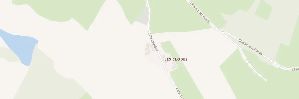 Plan du 520 Côte d’Arréou à Mondilhan