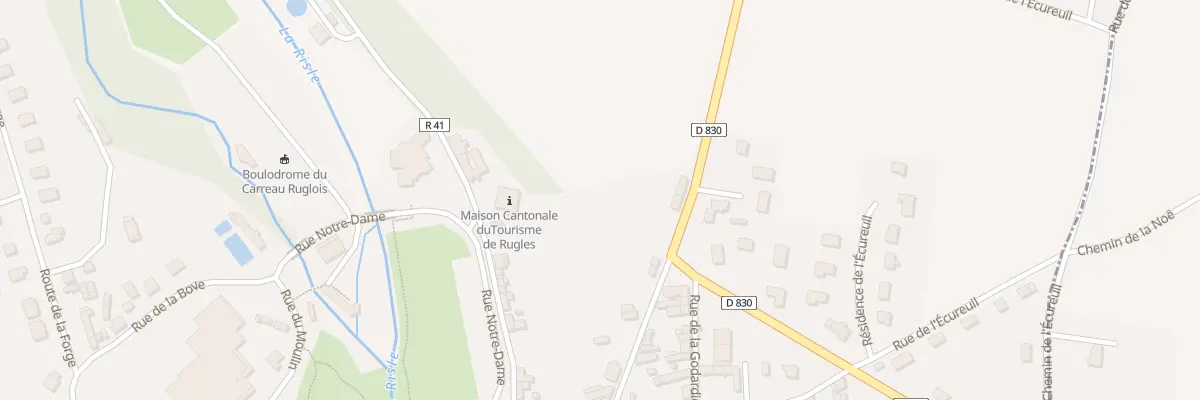 Plan du 53 Rue du General de Gaulle à Rugles