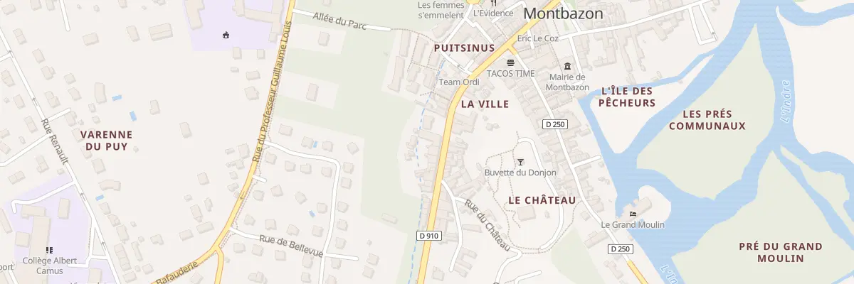 Plan du 81 Rue Nationale à Montbazon