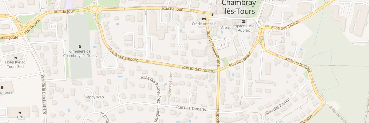 Plan du 30 Rue Bad Camberg à Chambray-lès-Tours