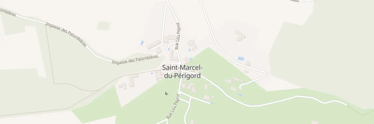 Plan du 41 Le Bourg Est à Saint-Marcel-du-Périgord