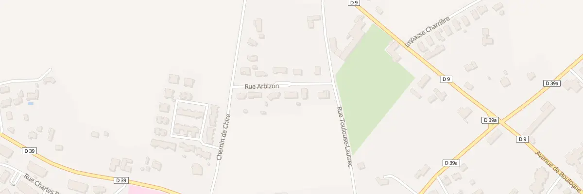 Plan du 8 Rue Arbizon à Saint-Gaudens
