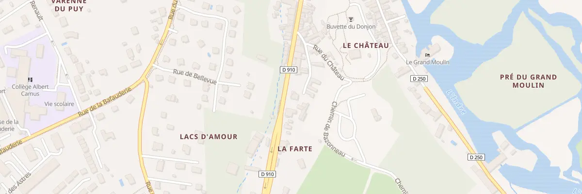 Plan du 90 Rue Nationale à Montbazon