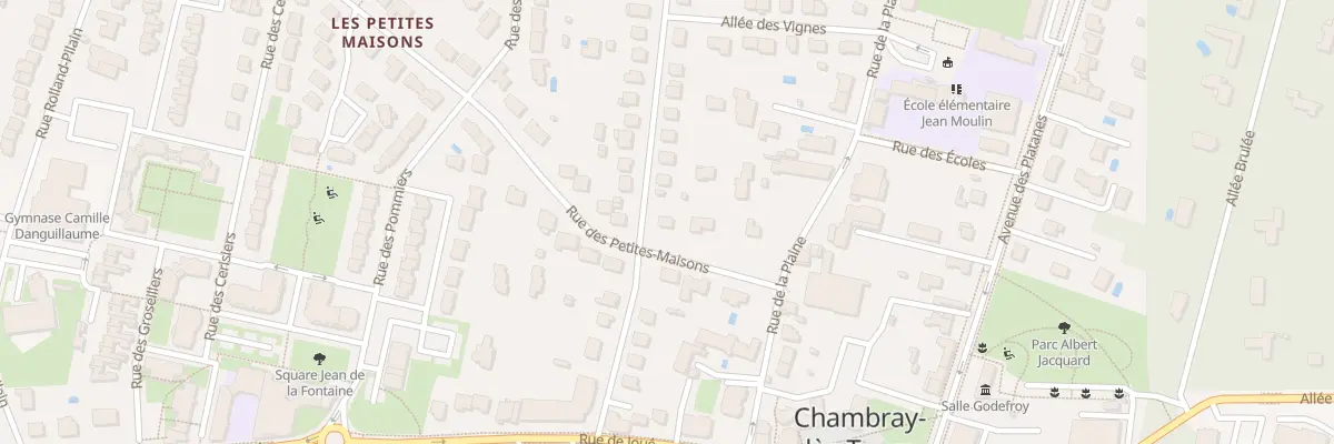 Plan du 7 Rue des Petites Maisons à Chambray-lès-Tours