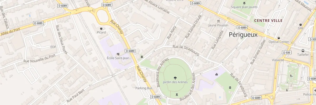 Plan du 55 Rue de Strasbourg à Périgueux