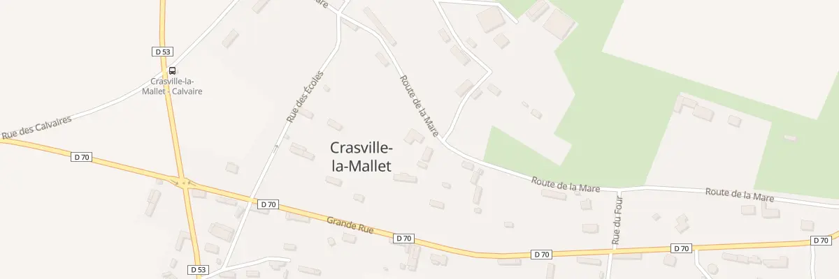 Plan du 1B Rue de la Mare à Crasville-la-Mallet