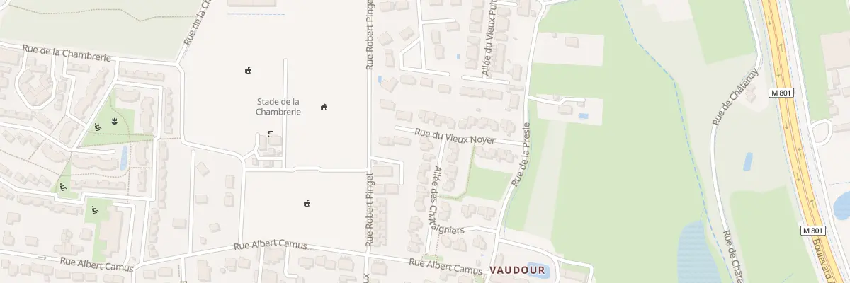 Plan du 34 All des Châtaigniers à Tours