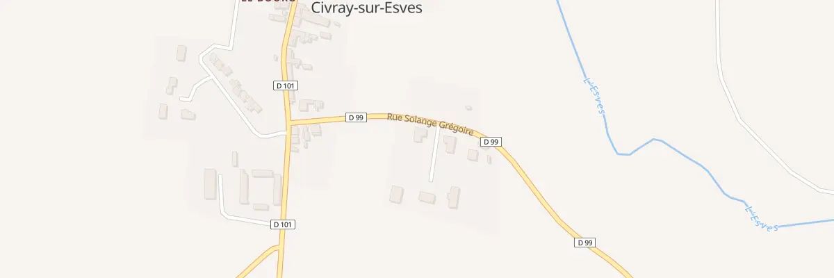Plan du 2 Les Terres de Civray à Civray-sur-Esves