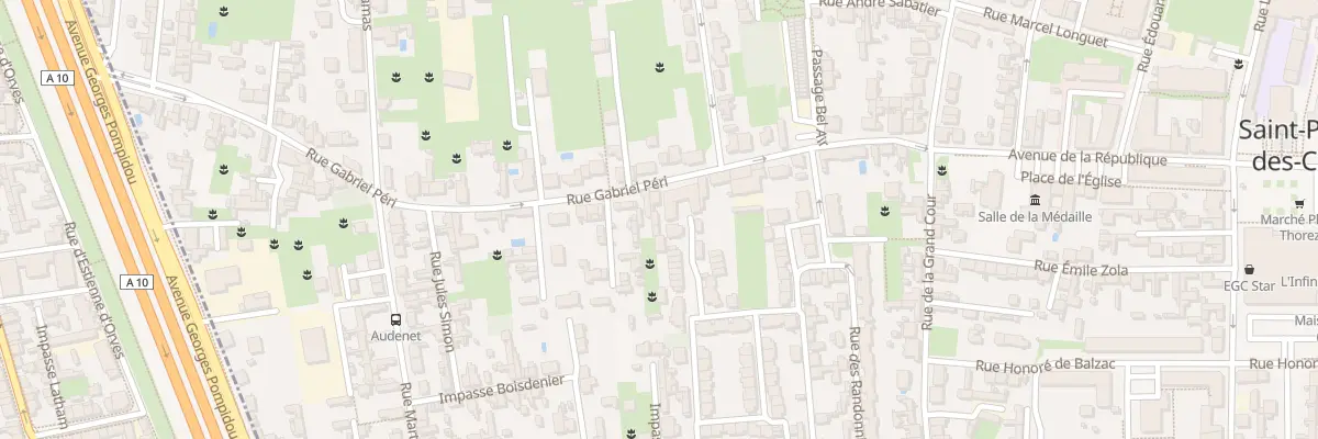 Plan du 65 Rue Gabriel Péri à Saint-Pierre-des-Corps