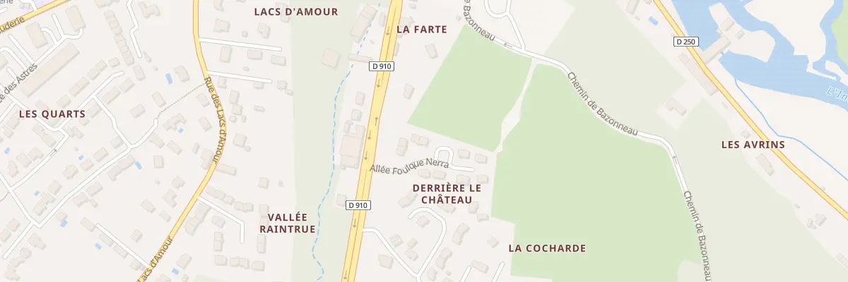 Plan du 7 All Foulque Nerra à Montbazon