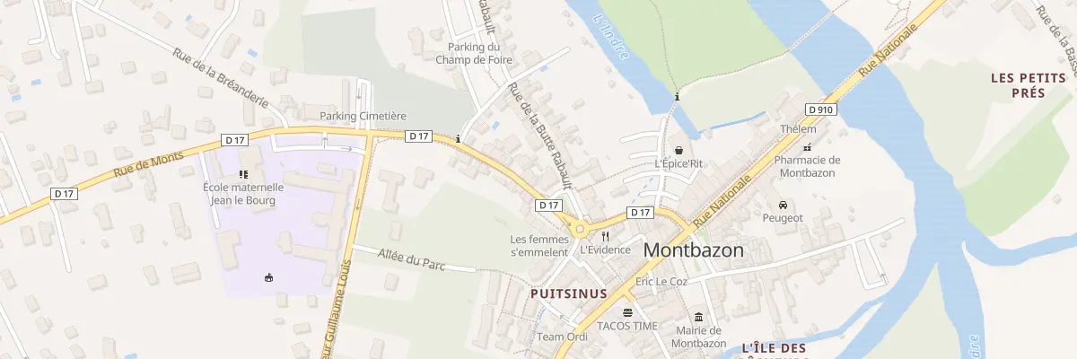 Plan du 9 Rue de Monts à Montbazon
