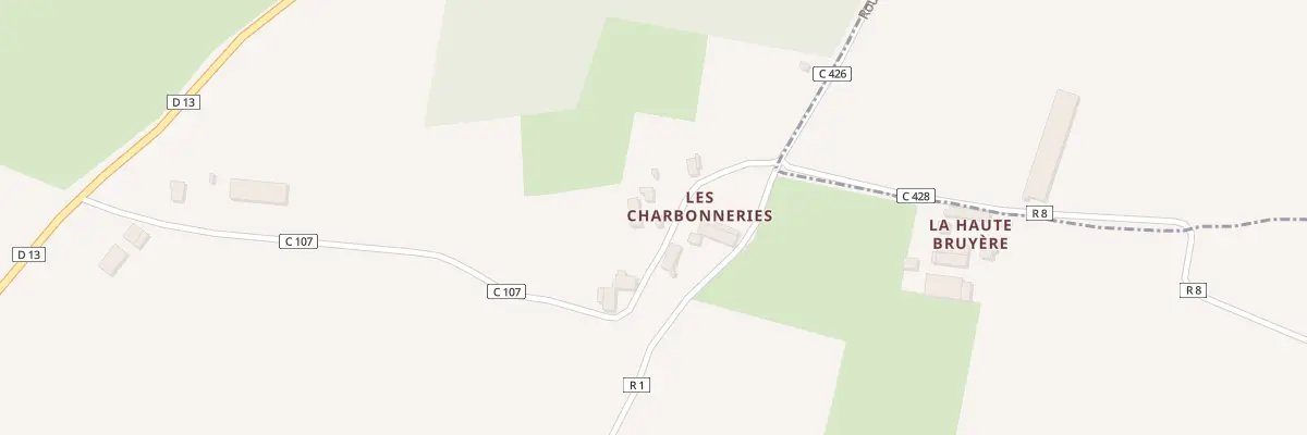 Plan du 5084 Les Charbonneries à Sainte-Cérotte