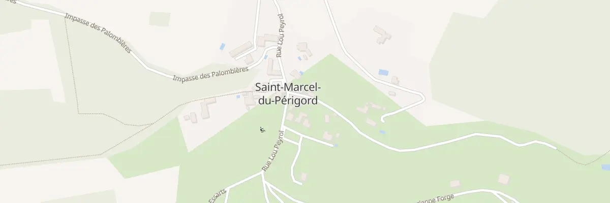 Plan du 36 Le Bourg Est à Saint-Marcel-du-Périgord