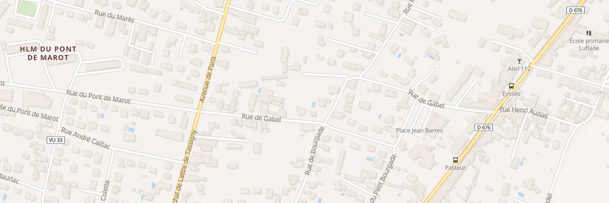 Plan du 34 Rue de Gabel à Villeneuve-sur-Lot
