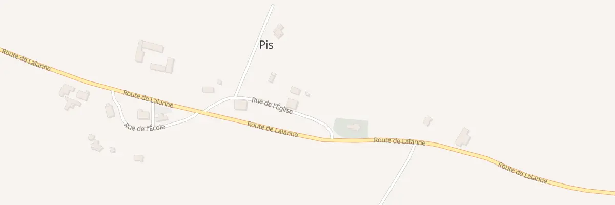 Plan du 75 Rue de l’Église à Pis