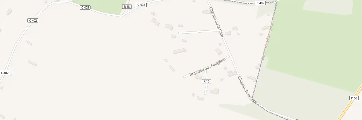 Plan du 2 Imp des Fougères à Veauville-lès-Quelles