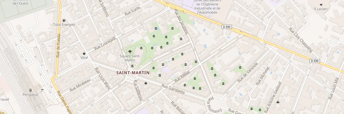 Plan du 24 Rue Leon Dessales à Périgueux