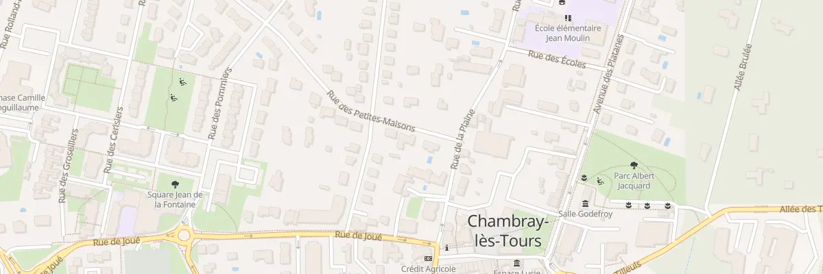 Plan du 4 Rue des Petites Maisons à Chambray-lès-Tours