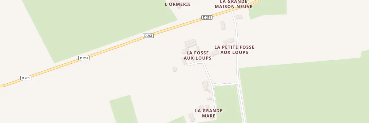 Plan du 5165 La Fosse aux Loups à Courgenard