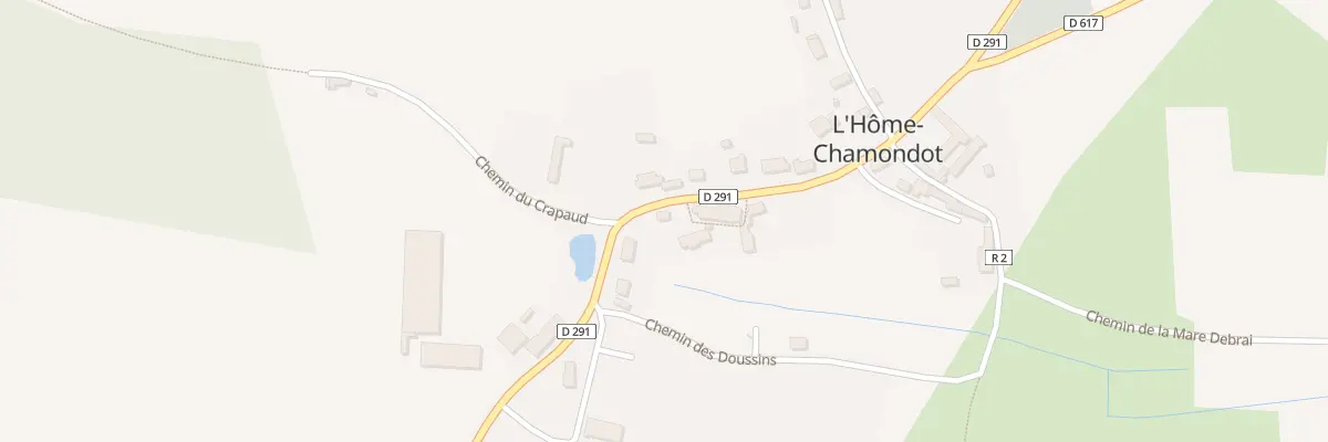 Plan du 5 Le Bourg à L’Hôme-Chamondot