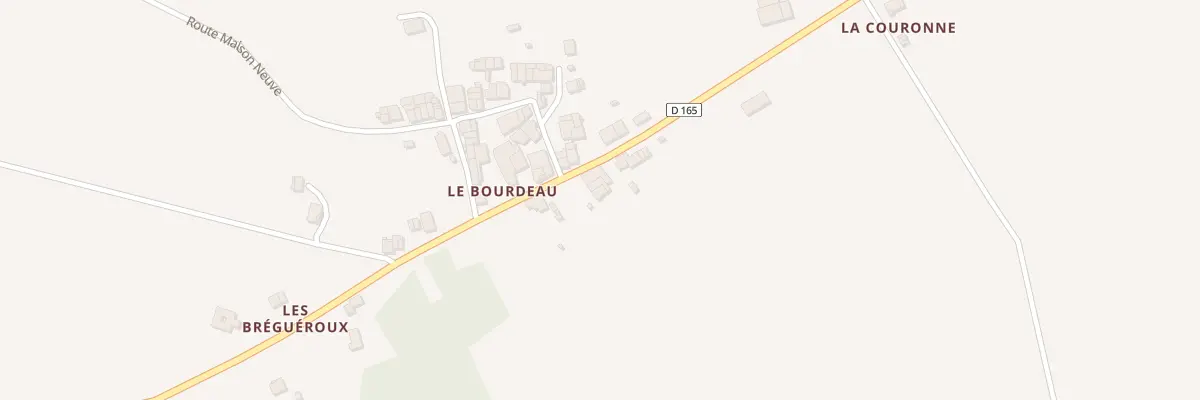 Plan du 22 Grand Rue du Bourdeau à Chirac