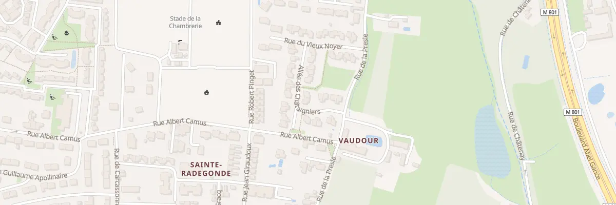 Plan du 9 All des Châtaigniers à Tours