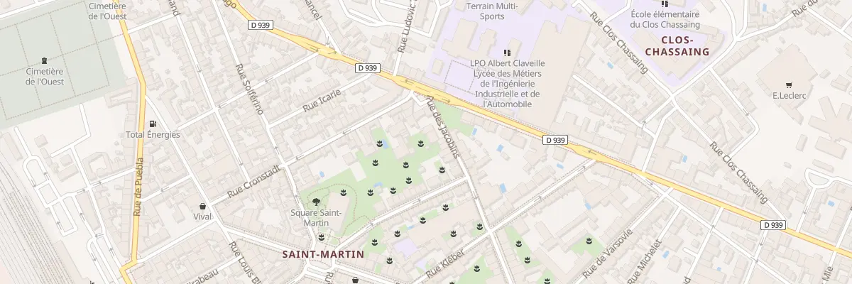 Plan du 25 Rue des Jacobins à Périgueux