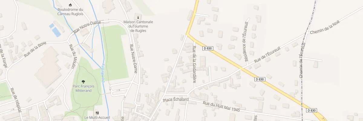 Plan du 42 Rue du General de Gaulle à Rugles