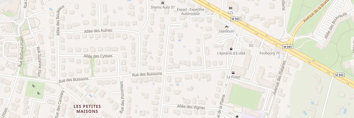 Plan du 17 Rue des Buissons à Chambray-lès-Tours