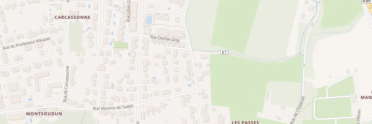 Plan du 50 Rue de la Presle à Tours