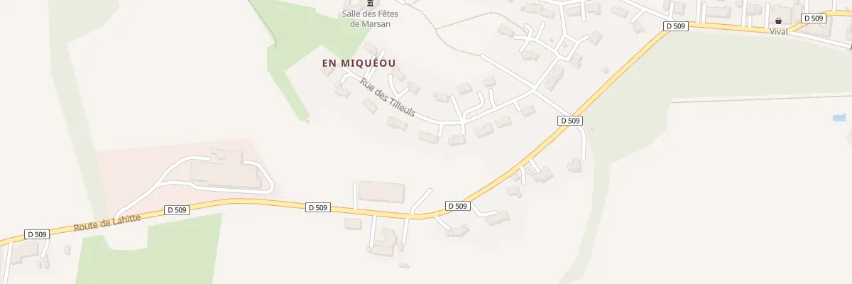 Plan du 239 Rue des Tilleuls à Marsan