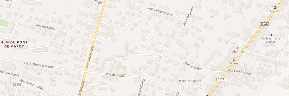 Plan du 24 Rue de Gabel à Villeneuve-sur-Lot