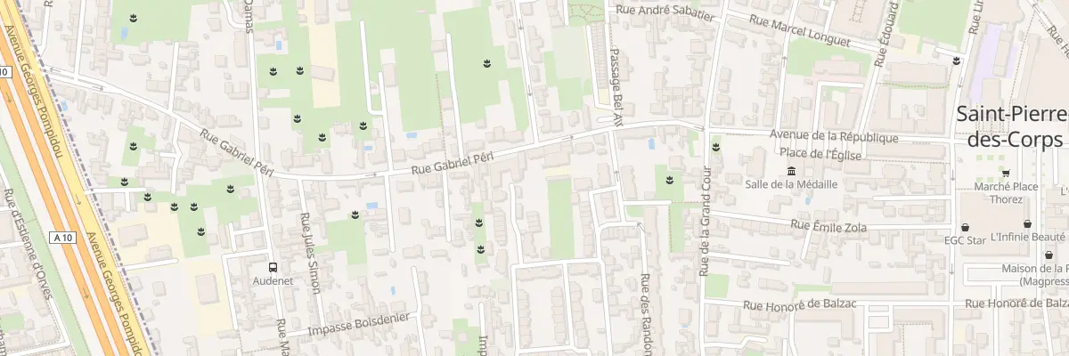 Plan du 69 Rue Gabriel Péri à Saint-Pierre-des-Corps