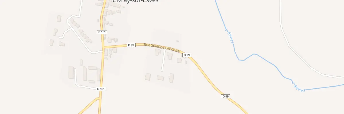 Plan des Terres de Civray à Civray-sur-Esves
