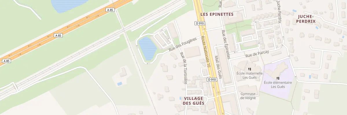 Plan du 26 Rue de la Tortiniere à Veigné