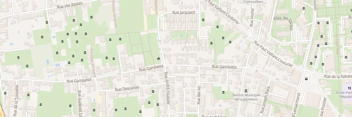 Plan du 64 Rue Gambetta à Saint-Pierre-des-Corps