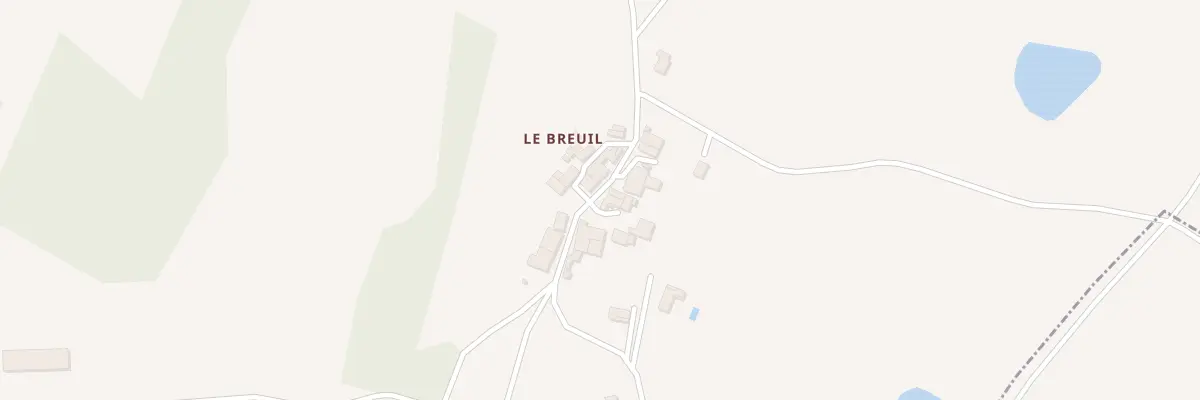 Plan du 11 Le Breuil à Chabanais
