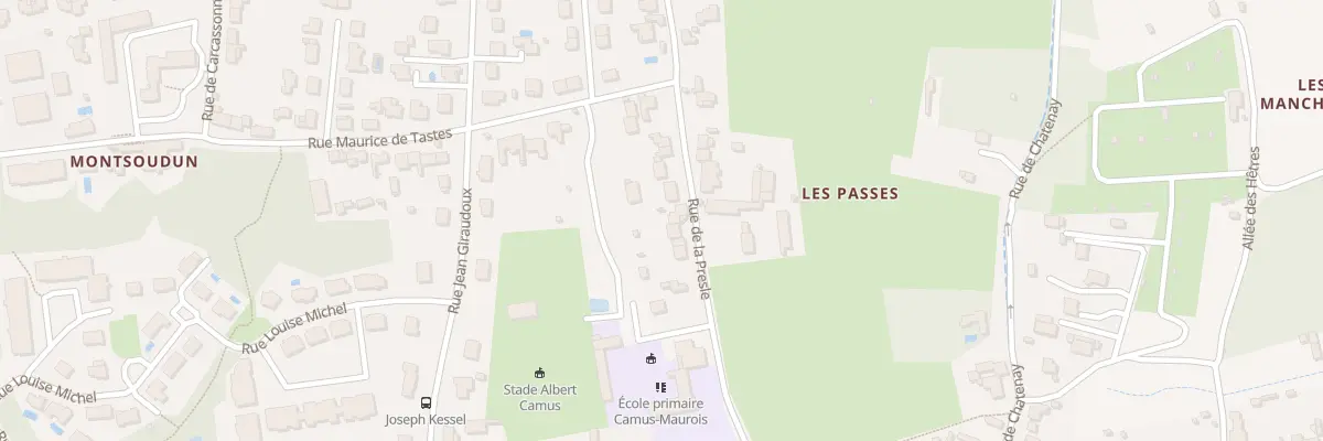 Plan du 26 Rue de la Presle à Tours