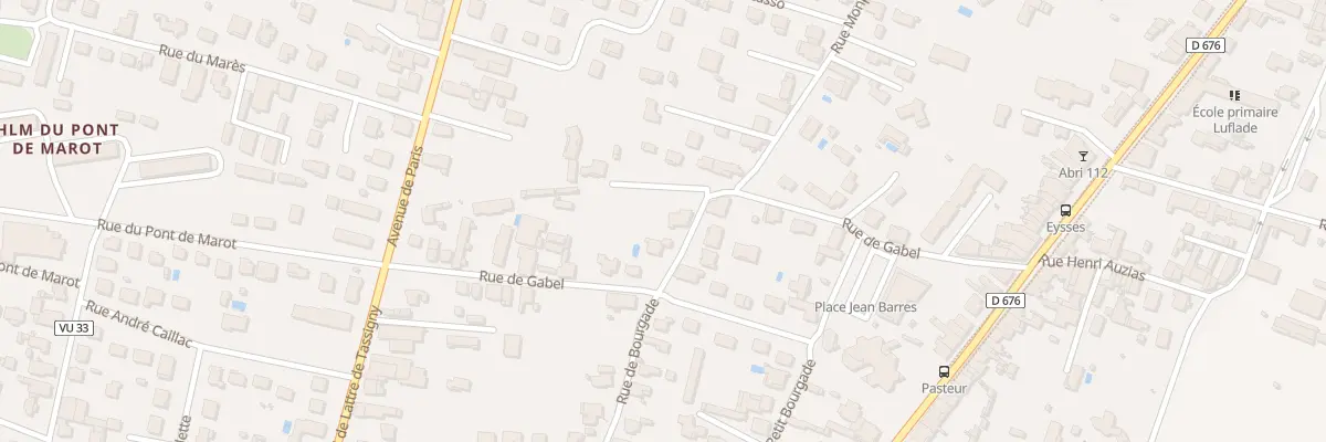 Plan du 28 Rue de Gabel à Villeneuve-sur-Lot