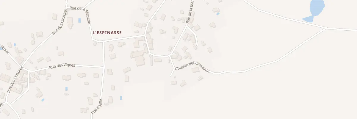 Plan du 1 Che des Ormeaux à Chauvigny