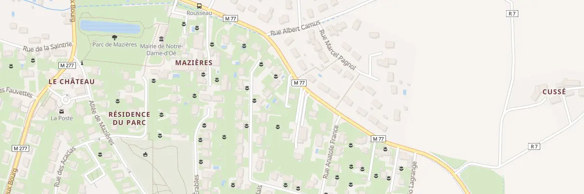 Plan du 5025 Rue de Couleuvrou à Notre-Dame-d’Oé
