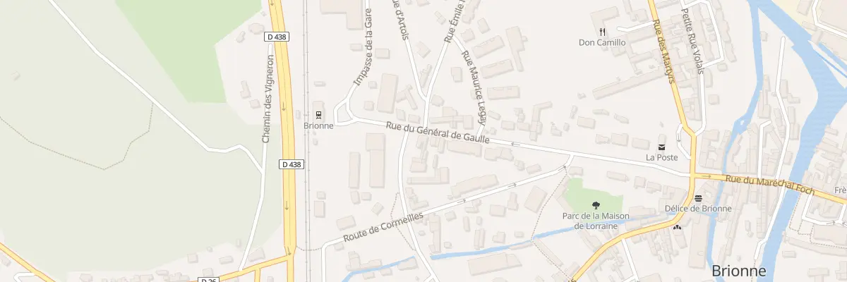 Plan du 21 Rue du Général de Gaulle à Brionne