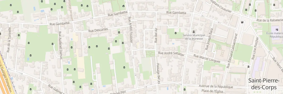 Plan du 13 Rue Robespierre Henault à Saint-Pierre-des-Corps