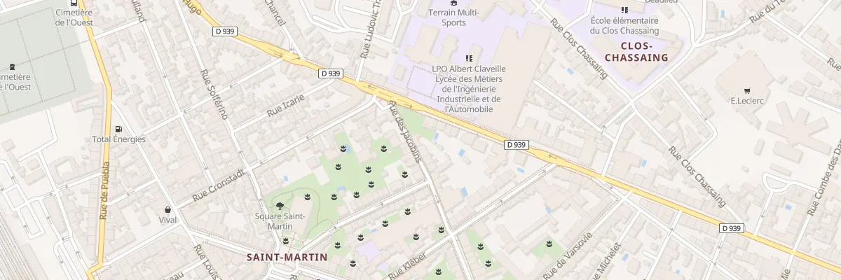 Plan du 28 Rue des Jacobins à Périgueux