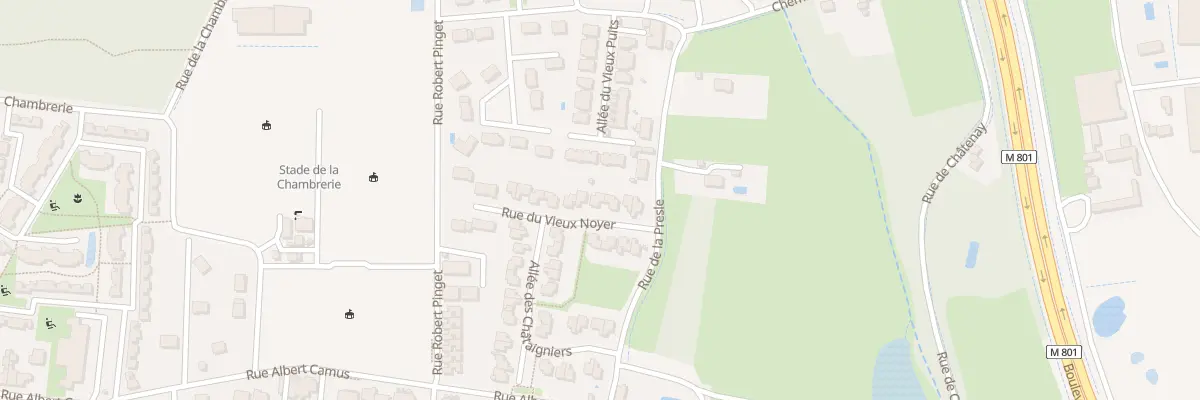 Plan du 7 Rue du Vieux Noyer à Tours