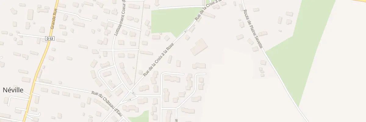 Plan du 9A Rue de la Croix A la Rose à Néville