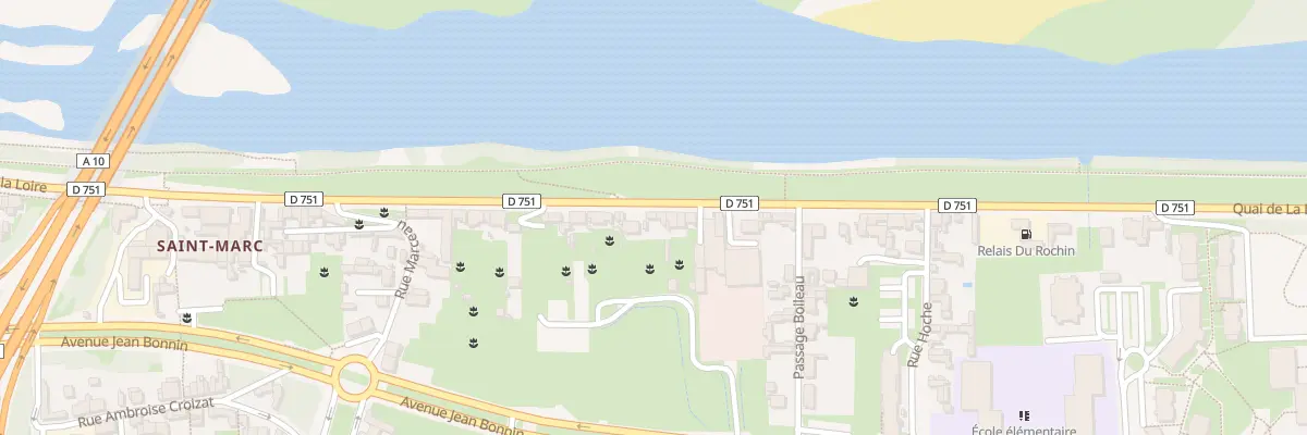 Plan du 51 Quai de la Loire à Saint-Pierre-des-Corps