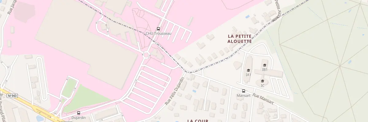 Plan du 75 Rue de la Petite Alouette à Saint-Avertin