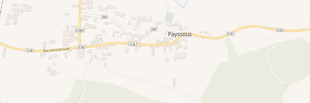 Plan du 31 Le Village à Payssous